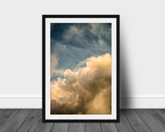 Cloud photography wall art picture vertical thunderstorm cloudscape home decor