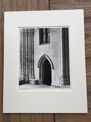 BRUCE BLUM SIGNED B&W Photo Print (12″X 10″) Detail, National Cathedral «