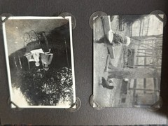 old photo album civilian with defects, civilian, /132