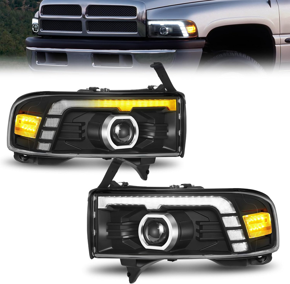 500% Brighter Replacement for 1994-2001 Dodge Ram 1500/1994-2002 Dodge Ram Picku