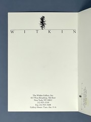 Janine Niépce (1921-2007) Art Show Announcement Card 1994 Witkin Gallery