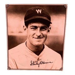 Vintage 1925 Stanley R «Bucky» Harris Baseball Player Calendar Art Print