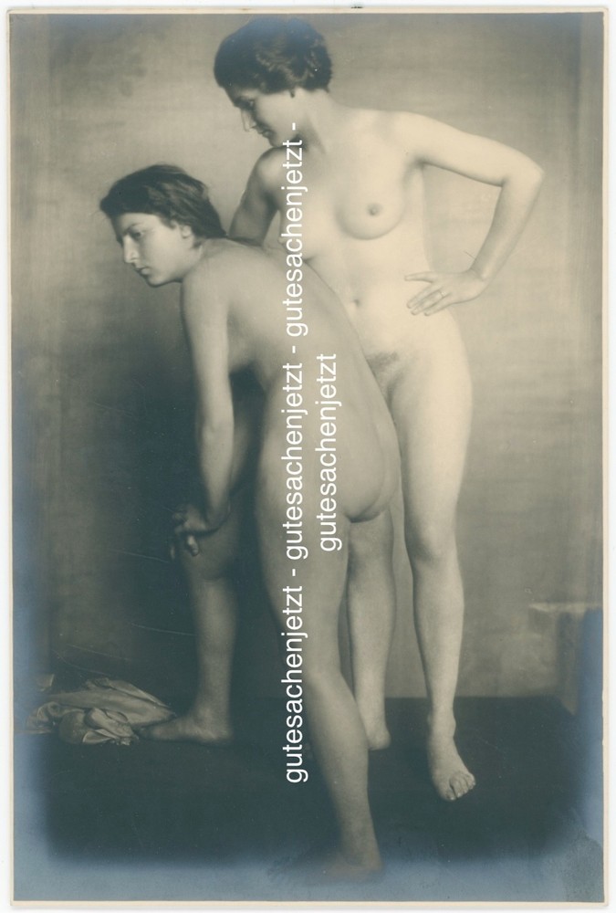 HERMANN SCHIEBERTH Young Women Nude Vienna Vintage 1926 – XXL Gorgeous Print