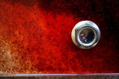 2 Large Photographs framed by Slabs of Acrylic Shown at L.A.’s Lab Gallery