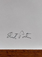 ELIOT PORTER «River edge at sunset, below Piute Rapids» (1962) Signed C-Print