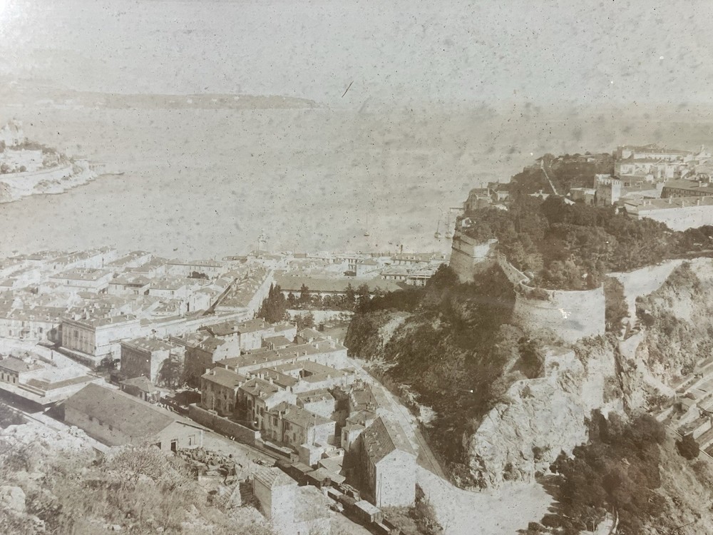 Jean GILETTA (1856-1933) Photograph Panorama Of Monaco General View 23 X 58 Cm