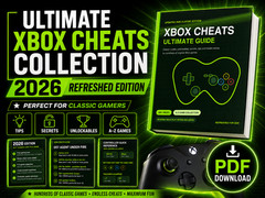 Digital Xbox Cheats Guide PDF 2026 Classic Edition 500+ Pages Retro Game Codes T