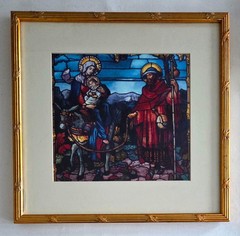Framed Color Photo Church Stained Glass Saint Joseph’s University Philadelphia