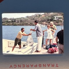 Lot Of 40 1960’s Kodachrome Bahamas Fishing Boats Vacation 35mm Color Slides