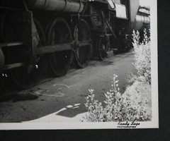 Rio Grande Southern No. 41 Locomotive 8×10 Photograph Vtg 50s Station DGS