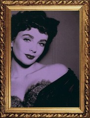 Elizabeth Taylor  Metallic Photo Art 4×6 in Bedazzled #8