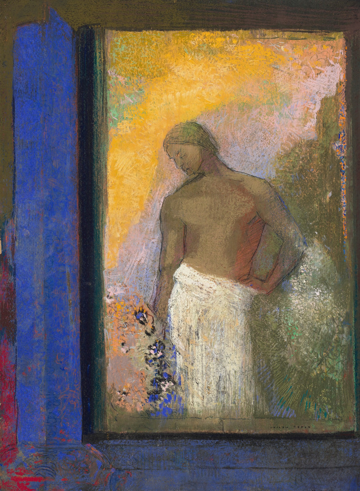 Saint Jean by Odilon Redon 11×15 Art Print