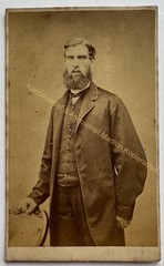 orig. CDV Photo Photograph Picture Old Fashion Man Gentleman Circa 1865 Knights London