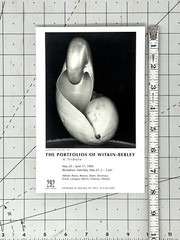 Edward Weston (1886-1953) Art Announcement Card 1995 PORTFOLIOS OF WITKIN-BERLEY