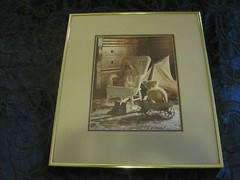 Claude Haycraft «Doll In A Chair» Signed Art Photograph 14×17″