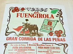VTG GRAN CORRIDA DE LAS PENAS, Corrida de Toros – 1986 BULLFIGHT POSTER 25×17