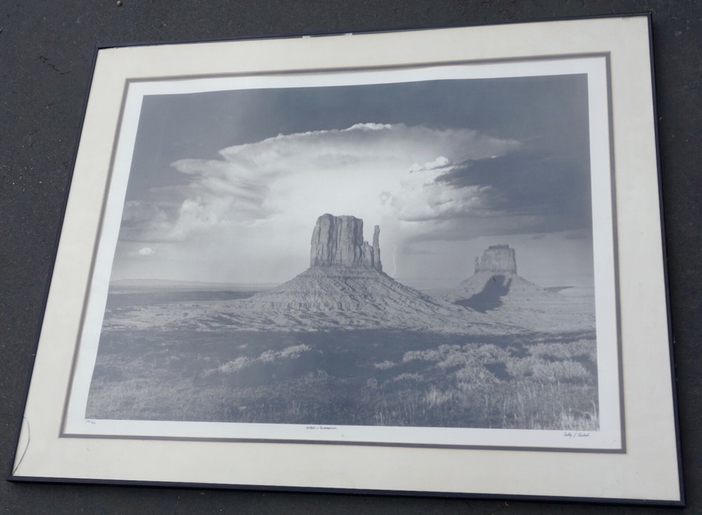 Anthony J. Beckish Mittens & Thundercloud Signed Art Photograph Print Thunder