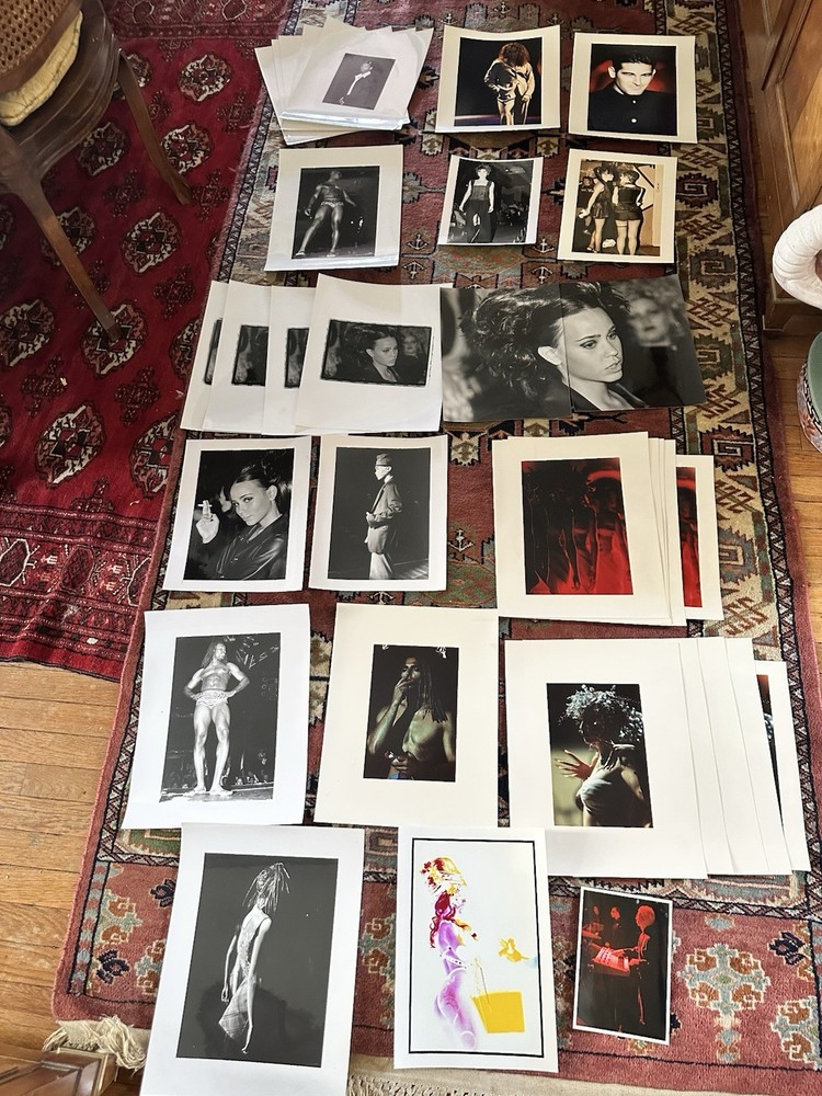 Large Lot Original Fashion Photography Prints Portraits B&W Color Art 20Pc Photo
