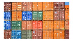 Maritime Containers in Valparaiso, High Resolution Image, Many Formats, TV Art