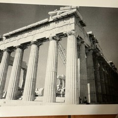 Photograph Print Janine Gordon Signed 16×20″ B/W Acropolis, Athens