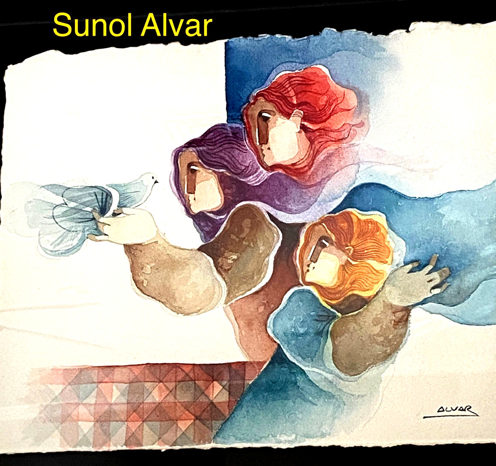 Alvar,Sunol [Figure Studies] FRAMED Signed, Edition Number : Original