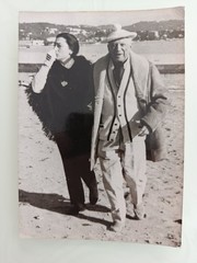 1969 Original Vintage Photo Pablo Picasso and Jacqueline ROQUE