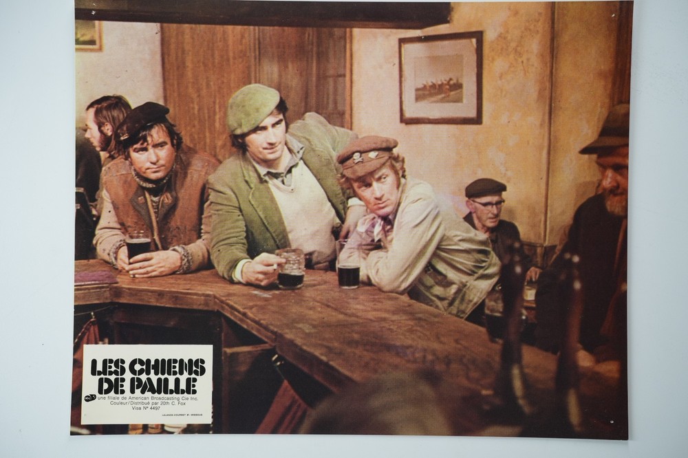Photo Cinema Lobby Cards The Dogs Of Straw 22X28Cm 1970