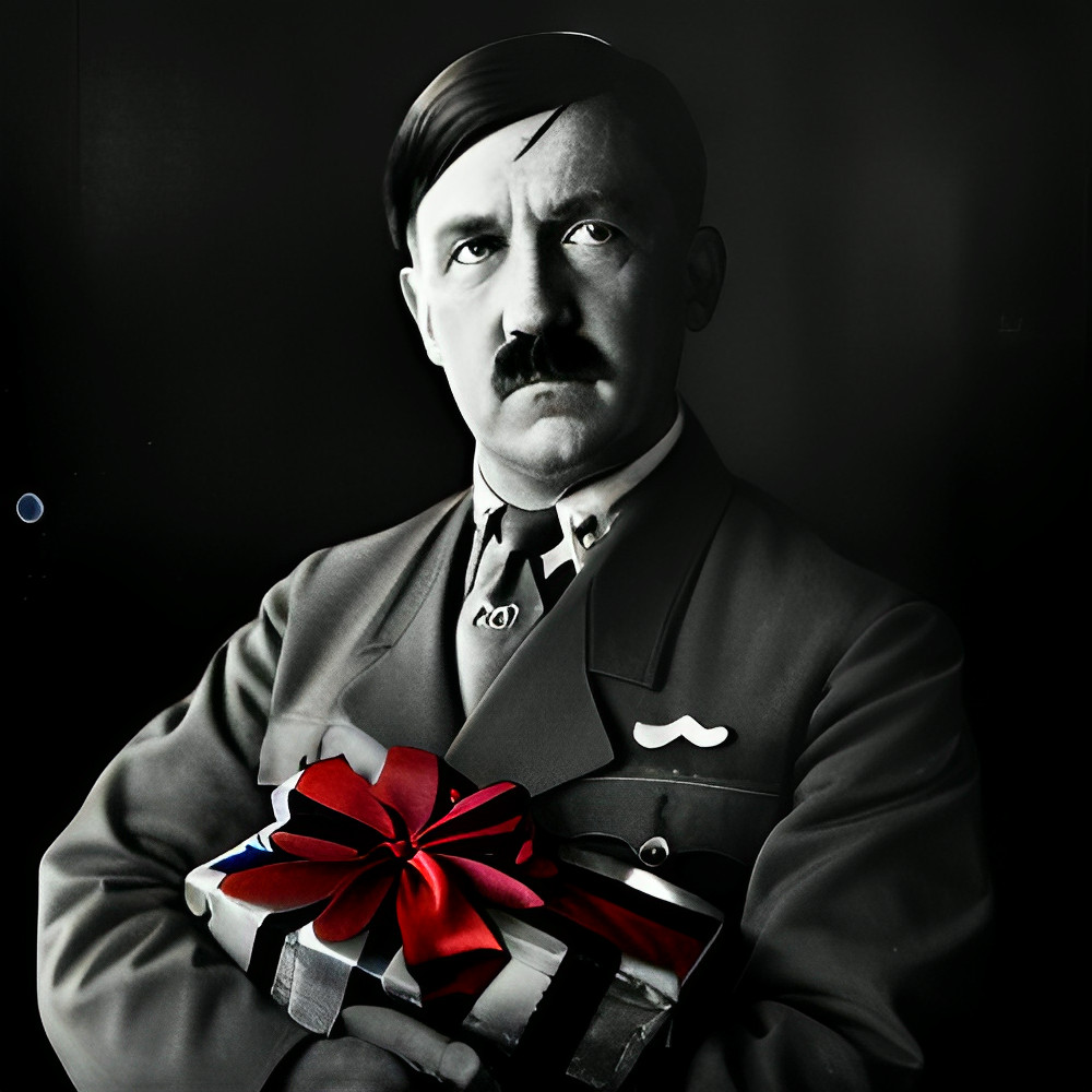 History ART Photo Digital Collage Image Picture christmas gift with red ribbon †