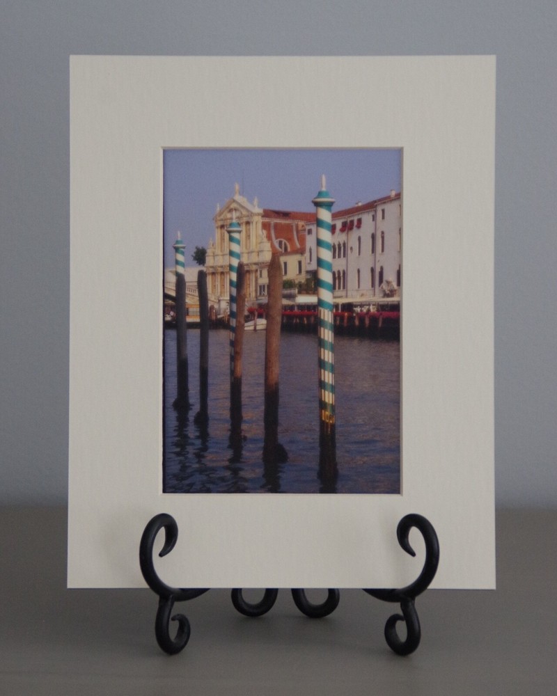  Creme Matted Print From Venice, Italy. – «Grand Canal»