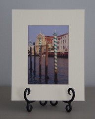  Creme Matted Print From Venice, Italy. – «Grand Canal»