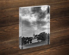 Old Iowa country church photography print religious wall art picture home decor