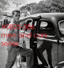VINTAGE MALE PORTRAIT #0825-386 -men and cars series – free shipping in usa