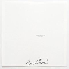 SIGNED Rene Burri Print – Rare Magnum Square Print from June 2014 – 6 x 6″ René