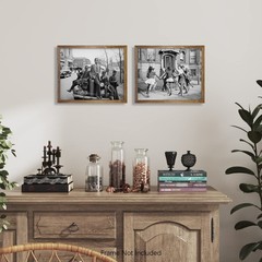 Vintage African American Photo Wall Art – Gifts for Black History Month, MLK …
