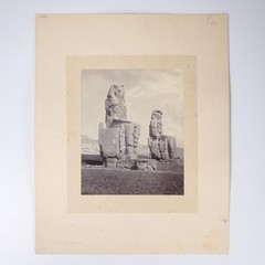 Francis Frith British Albumen Photograph Colossi of Memnon Egypt 19th C