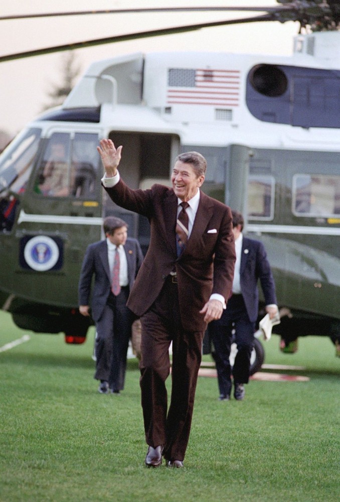 Ronald Reagan 8×10 Photo President Reagan Portrait Vintage White House 40th USA