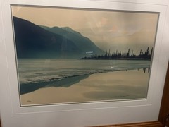 THOMAS MANGELSEN COLOR PHOTO 1986 SIGNED NUMBERED YUKON LAKE