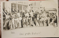 Photos 1933 Grömitz Baltic Sea women woman men Kaffer pastry shop ballet M8