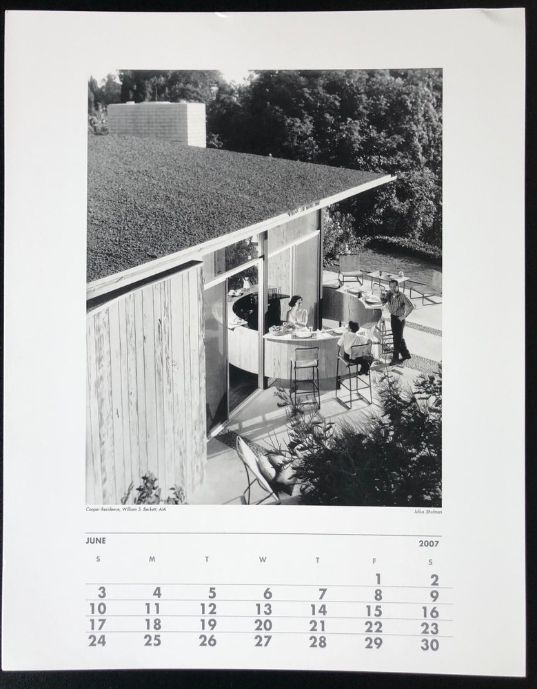 JULIUS SHULMAN Photograph Litho 11×14 Cooper Residence Mid Century Modern