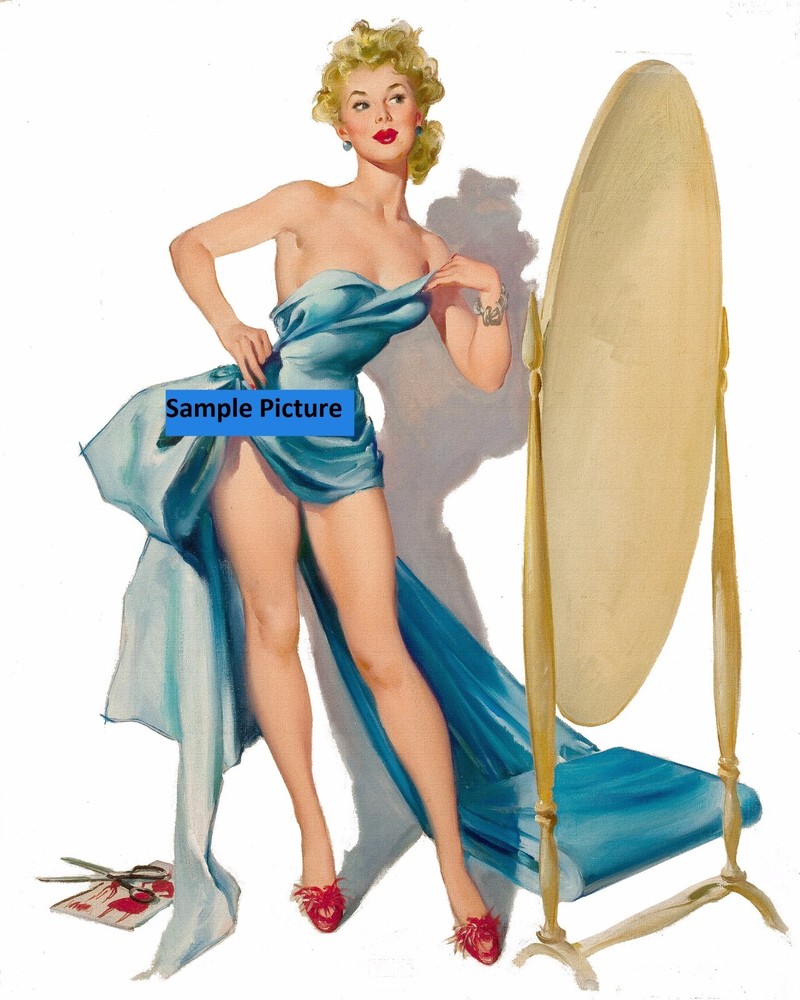 Sexy Pinup Girl With Fashion – Photo Semi Glossy (Print)