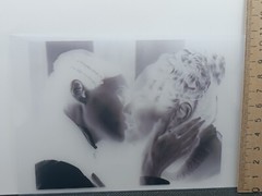 5##Photo negative film – Kissing women – Lesbian couple – Love – Kiss