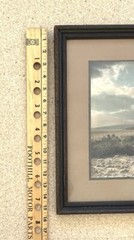 Lg VTG J.M. Garrison Hand Tinted Oil Color Photo Palm Canyon 15.5”x21.5” VGC