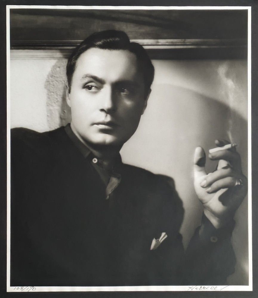 George Hurrell Signed Limited Edition – Charles Boyer, 20″x24″ Gelatin Silver…