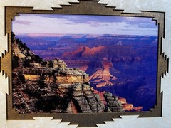 Grand Canyon photos “Sunrise” & “Sunstreak” signed matted photos, James Thompson