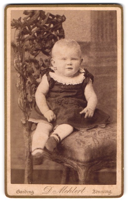 Photography Detlef Mehlert, Garding, Little Matz in Dress CDV/Cabinet Photo