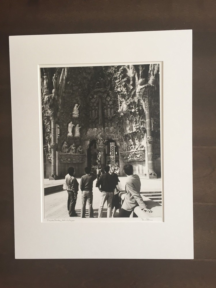 BRUCE BLUM SIGNED Sepia Photo Print (16″X 20″)– «Sagrada Familia, Nativity «