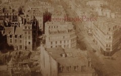 Panorama Of Paris Rue De Rivoli C1858 Photo H. Plaut Stereo Vintage Album