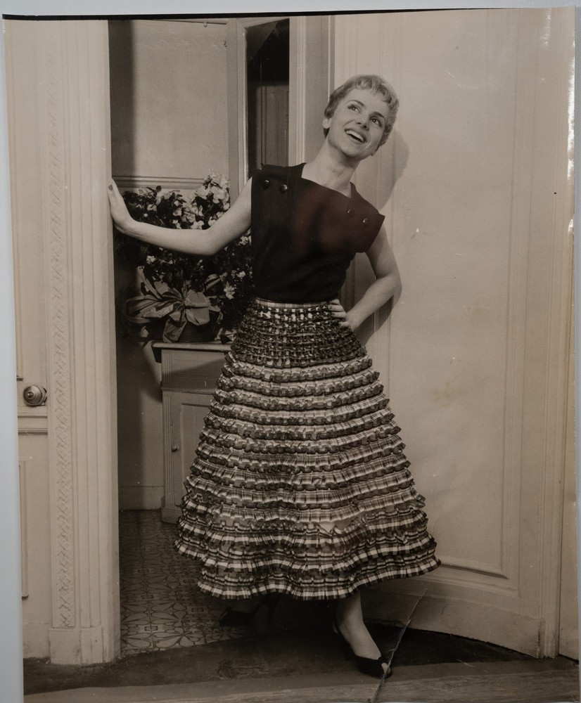 Photographic Print Vintage France Actress Portrait 22X28Cm 1960