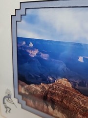 Signed James Thomson Wood Framed Photograph Rainbow Grand Canyon Snapshot 15×12