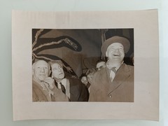 1953 Original Vintage Photo Pablo Picasso / Maurice Thorez / Jean Cocteau